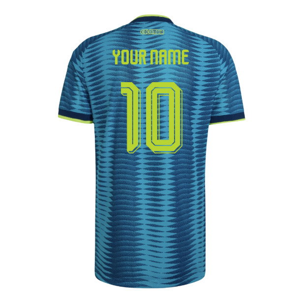 2026-2027 Colombia Authentic Away Shirt (Your Name)-SoccerKits Hub | Buy Soccer Jerseys Online
